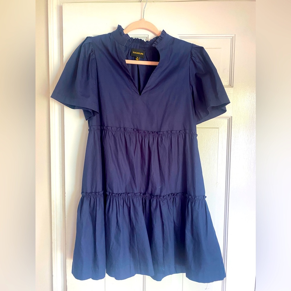 Sugar lips split neck dress XS